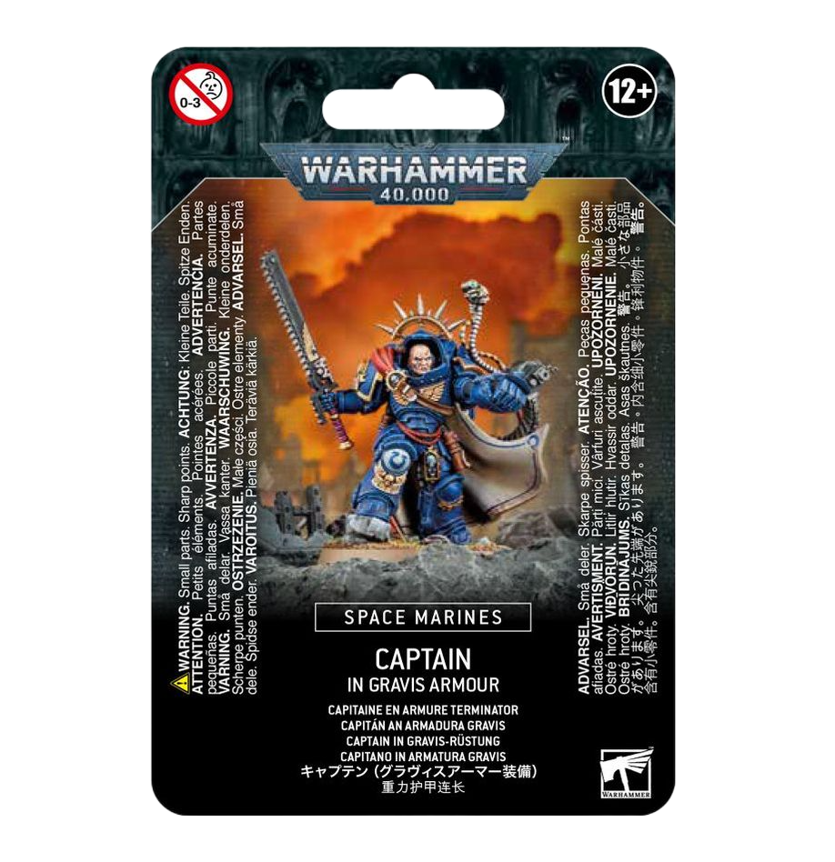 Space Marines - Captain in gravis armour (48-70)