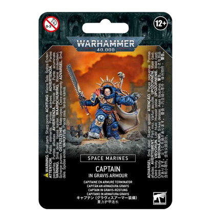 Space Marines - Captain in gravis armour (48-70)