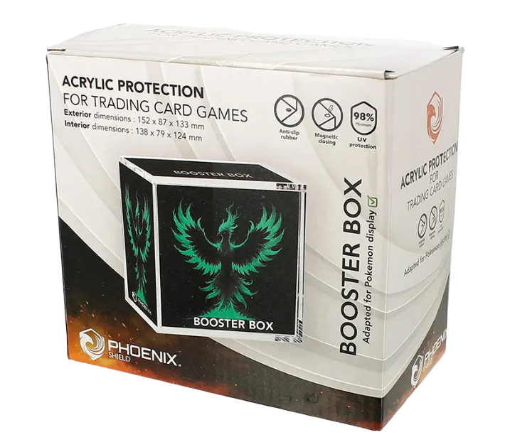Protection acrylique pour display Pokémon Phoenix Shield