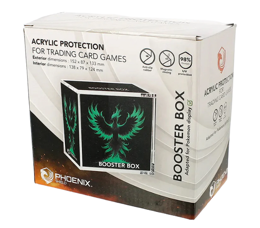 Protection acrylique pour display Pokémon Phoenix Shield