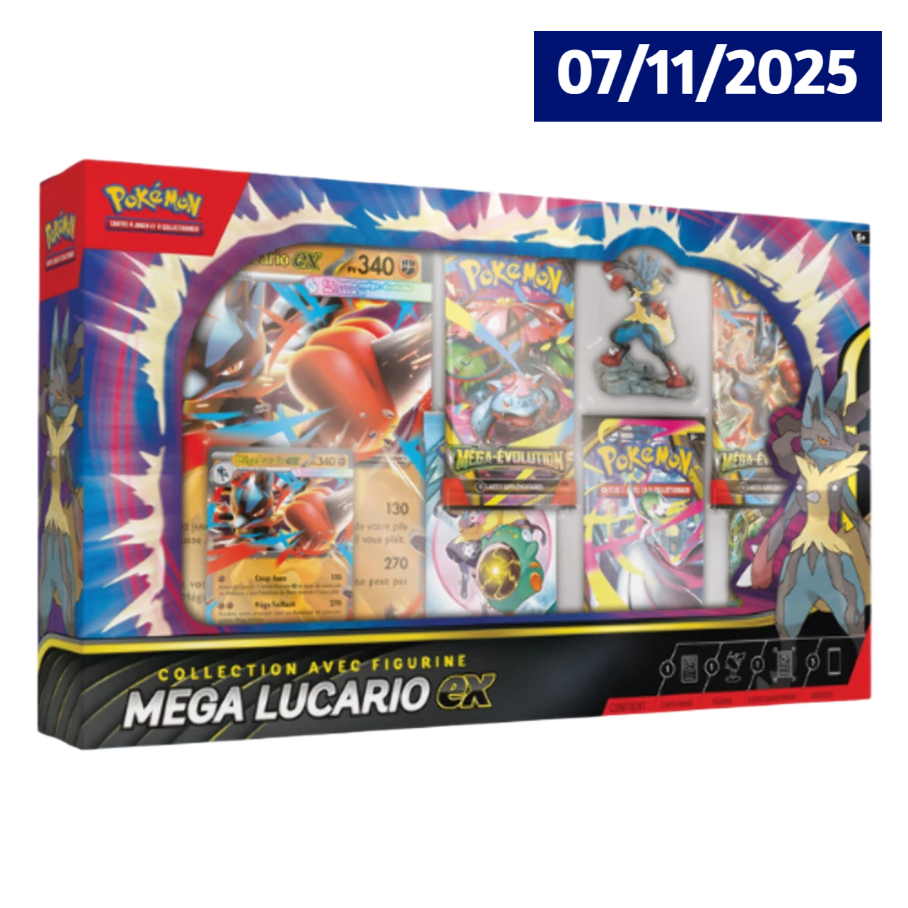 Coffret Collection Figurine Mega Lucario Ex