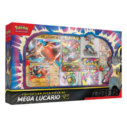 Coffret Collection Figurine Mega Lucario Ex