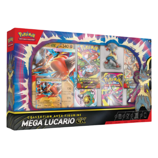 Coffret Collection Figurine Mega Lucario Ex